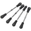 Dioche Adjustable RC Steering Tie Rod Set for 1/10 Offroad Car - Durable Metal Rear Upper Linkage Rod, Easy M3 Hex Screw Installation view 1