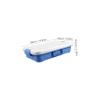 BESPORTBLE Handheld Sand Tray with Lid Portable Plastic Storage Case for Multi Use Sandbox and Organizer Handle for Indoor and view 2