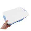 BESPORTBLE Handheld Sand Tray with Lid Portable Plastic Storage Case for Multi Use Sandbox and Organizer Handle for Indoor and view 3