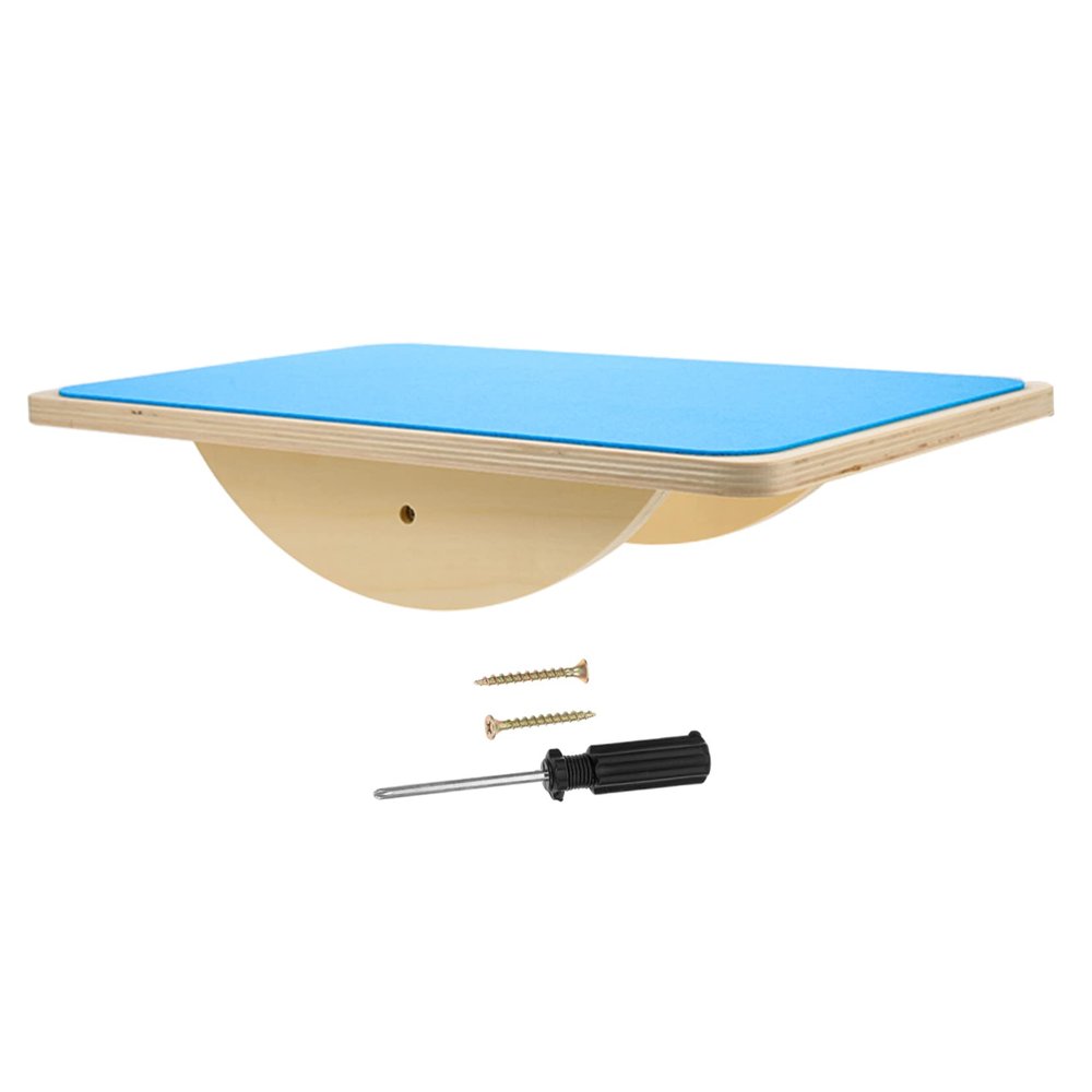 JOINPAYA Wooden Balance Board Fitness Board for Yoga Training Balance Development Natural Bright Color