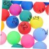 BESPORTBLE 40Pcs Numbered Bingo Balls Interactive Raffle Game Accessories for Parties Birthdays and Events Effortless Draw with Vibrant Plastic Balls view 3