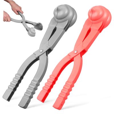 HONMEET 2Pcs Makers Clips for Outdoor Winter Fun Easy to Use Kit for Fights and Snowman Building