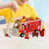 predolo Wooden Tool Collection for Kids Including Screwdriver and Construction Features, Fire Truck view 3