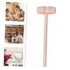 BEBEMOKO 10Pcs Mini Wooden Hammers Ergonomic Lightweight DIY Tools for Parent Interactive for Home Decoration and Creative Play view 3
