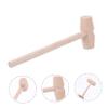 BEBEMOKO 10Pcs Mini Wooden Hammers Ergonomic Lightweight DIY Tools for Parent Interactive for Home Decoration and Creative Play view 4