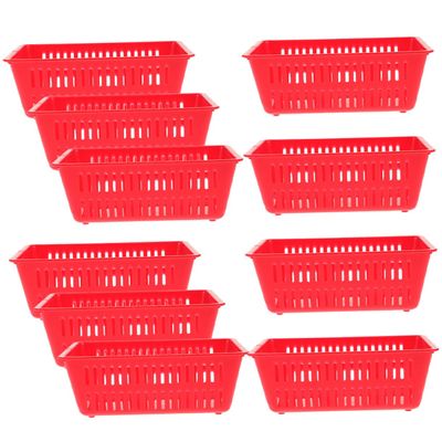 Cabilock 10pcs Thickened Coin Storage Baskets Stackable Wire Baskets Compact Coin Container for Vending Machines