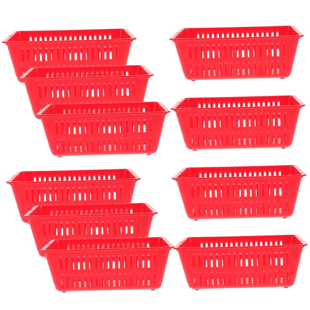 Cabilock 10pcs Thickened Coin Storage Baskets Stackable Wire Baskets Compact Coin Container for Vending Machines