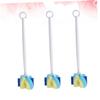 ERINGOGO 3 Pcs Sponge Cleaning Brush Set Long Handle Bottle Brush and Glass Cup Cleaner Kitchen Cleaning Tool for Baby Bottles and Water Mugs view 3