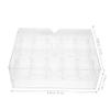 FUNNETOYU Transparent Poker Chips Organizer Case Acrylic Chip Storage Box for Chips Clear Poker Chip Holder Tidy Desktop Storage for and Coin Collecting view 3
