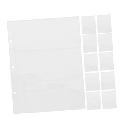 VILLCASE 20Pcs Currency Album Banknote Storage Book with Clear Pages Bill Holder for Easy Viewing for Collecting Various Banknotes Minimalist Design for