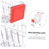 BESPORTBLE 1Pc Mini Shopping Cart Double Simulation Trolley for Storage Basket for Makeup More Creative for Boys view 4