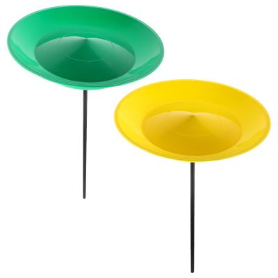 BESPORTBLE 2Pcs Juggling Plate Set with Sticks for Circus Entertainment Beginner Friendly Juggling for Novices