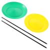 BESPORTBLE 2Pcs Juggling Plate Set with Sticks for Circus Entertainment Beginner Friendly Juggling for Novices view 2
