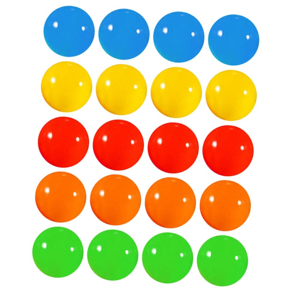Outanaya 20Pcs Plastic Lottery Balls for Party Games Raffle Draws Entertainment Activities Openable Sphere Props for Fun Events