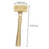 HANABASS 10Pcs Mini Wooden Hammer Safe Mallet for Pounding Eggs Educational Plaything for Boys and Ergonomic Design for Developmental Activities view 2