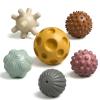 ROHSCE Sensory Balls for Babies 6-12 Months, 6PCS Textured Sensory Ball Set, Montessori Toy for Baby Development, Soft Infant Toy for Fine Motor Skills, Early Learning Gift for Baby view 1