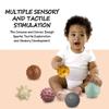 ROHSCE Sensory Balls for Babies 6-12 Months, 6PCS Textured Sensory Ball Set, Montessori Toy for Baby Development, Soft Infant Toy for Fine Motor Skills, Early Learning Gift for Baby view 3