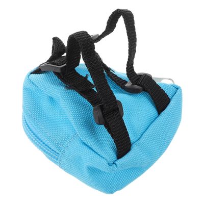 WEKAMOS Tiny Doll Backpack with Zipper Cute Transparent Bag for Bjd Dolls Miniature School Bag for Display and Dress Up Lightweight and Doll Carry Bag