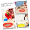 Hohopeti 6Pcs Sand Sifter for Creative Beach Sand Sieve Beach Tools for Outdoor Fun and Exploration view 3