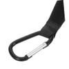 Abaodam 4Pcs Stroller Hook Multi Purpose Mountaineering Buckle for Shopping Bags Keys Wallet Heavy Duty Trolley Organizer for Parents view 3