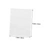 BCOATH 20Pcs Portable Money Album Lightweight Storage Bags for Banknotes Display Transparent Protectors for Currency Collection Minimalist Design Ring Binder view 2