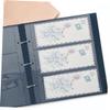 BCOATH 20Pcs Portable Money Album Lightweight Storage Bags for Banknotes Display Transparent Protectors for Currency Collection Minimalist Design Ring Binder view 4