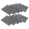 WEKAMOS 10-Piece PVC Stamp Album Dual-Sided Protecting Pockets for Stamp Collecting Coin Holders and Pages view 1