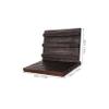 Amosfun Versatile Coin Holder Display Wooden Medal Riser Challenge Case Stand Display to Carry view 2