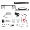 BOQEXSS for MN99S D90 D91 D99 T89C 1/12 RC Car DIY Metal Front Rear Bumper Protection Board Winch Upgrade Parts Repair Spare Rc Bumpers view 2