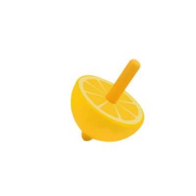 KESYOO Mini Fruit Spinning Top Colorful Lemon Design Safe Wood for Enhances Motor Skills and Coordination Educational