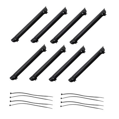Abaodam 8Pcs Bicycle Frame Protection Stickers Mountain Bike Chainstay Decals for Road and Off Road Bikes and Bike Supplies