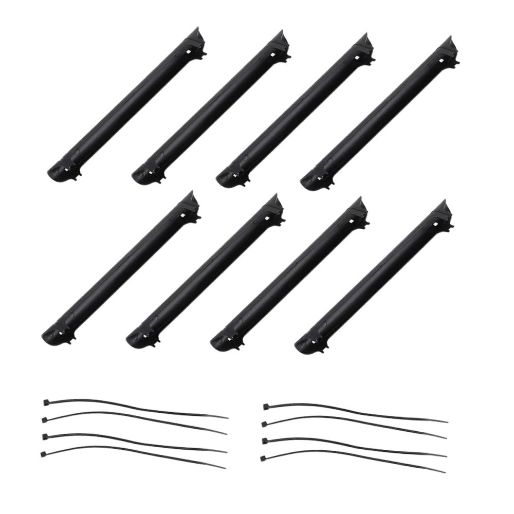 Abaodam 8Pcs Bicycle Frame Protection Stickers Mountain Bike Chainstay Decals for Road and Off Road Bikes and Bike Supplies