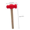 BESPORTBLE 3Pcs Wooden Hammer Multi Purpose Hammer for Safe Ergonomic Design Educational Building Tool for Boys for DIY Playtime Activities view 2