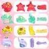 UIVIEHIR Magical Slime Collection 15pack Sensory Play Set with Ocean, Universe, Flower Field, Bee, Cupcake, Galaxy Themed Slimes, Kids Stress Relief Toy view 2