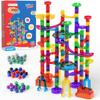 Marble Run, 150 Pcs Marble Maze Race Building Blocks Toy Game & STEM Learning Toys Christmas Birthday Gift for Kids Aged 3-12 view 1