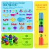 Marble Run, 150 Pcs Marble Maze Race Building Blocks Toy Game & STEM Learning Toys Christmas Birthday Gift for Kids Aged 3-12 view 2