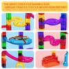 Marble Run, 150 Pcs Marble Maze Race Building Blocks Toy Game & STEM Learning Toys Christmas Birthday Gift for Kids Aged 3-12 view 3