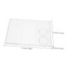Abaodam 2-Piece Commemorative Coin and Banknote Storage Box Set 27mm Coin Holder Bill Sleeves Currency Protector for Collectors and Travel Display view 2