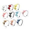 BESTYASH 10Pcs Glitter Sequins Bowknot Hair Hoops for Adorable Headdress for Parties Birthdays and Daily Wear Comfortable and Safe Hair Accessories view 1