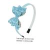 BESTYASH 10Pcs Glitter Sequins Bowknot Hair Hoops for Adorable Headdress for Parties Birthdays and Daily Wear Comfortable and Safe Hair Accessories view 2