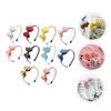 BESTYASH 10Pcs Glitter Sequins Bowknot Hair Hoops for Adorable Headdress for Parties Birthdays and Daily Wear Comfortable and Safe Hair Accessories view 4