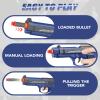 2 Pack Blaster Guns Boys Toy - with 16 Soft Foam Darts Bullets & 2 Wrist Bands - Christmas Birthday Hand Gun Toys Party Supplies for 6,7,8,9,10,11,12 Years Kids (Blue Orange) view 4