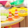 COSMEVIVI 16Pcs Mini Traffic Cones Road Cone Models for Table Accessories DIY Projects and Learning Traffic Safety view 2