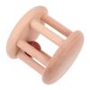 GALPADA Wooden Handbell Rattle Natural Rattle for Early Education Sensory Development Fine Motor Skills for Boy Girl Years view 1
