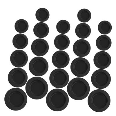 Yardwe 35Pcs Rubber Plugs for Piggy Banks Easy Install Stoppers for Deposit Boxes Convenient Access to Savings Fits Various