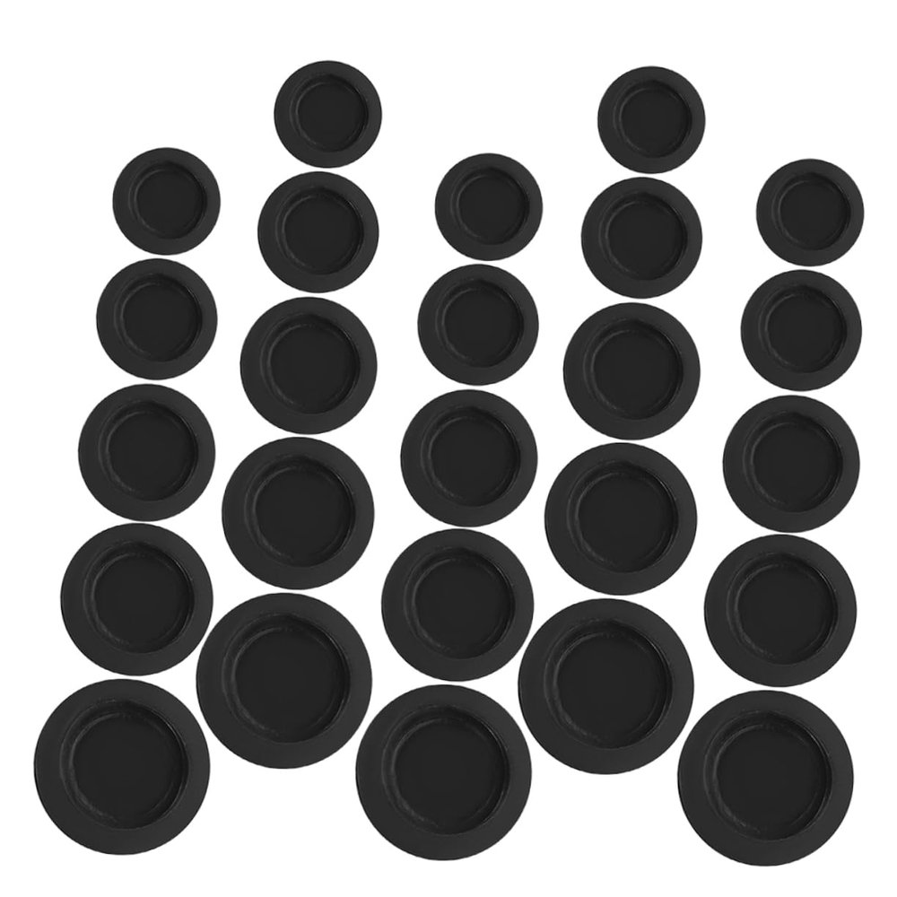 Yardwe 35Pcs Rubber Plugs for Piggy Banks Easy Install Stoppers for Deposit Boxes Convenient Access to Savings Fits Various