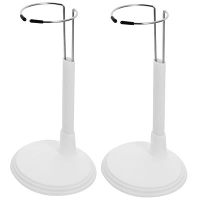 Abaodam 2Pcs Portable Doll Display Rack Creative Support Stand for Dolls Storage for Home and Store Doll Holder