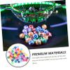 POPETPOP 50 Pack High Elastic Raffle Drawing Balls Colorful Numbered Lottery Game Balls for Parties Events Entertainment view 3