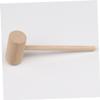 BESPORTBLE 12Pcs Solid Wood Mini Hammers Educational for Round Design Mallet for Hand Eye Coordination and Dexterity Safe and Durable Wood Construction view 2