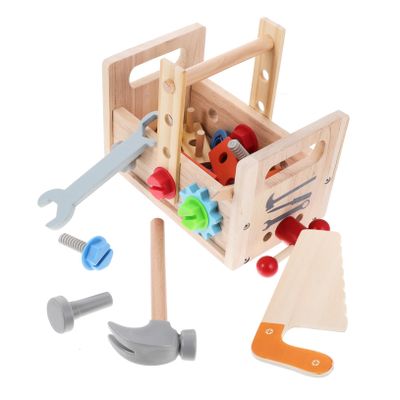BESPORTBLE 1Set Educational Tool Set Fun Learning for Complete Repair Kit with Hammer Screwdriver Wrench More for Boys Ages
